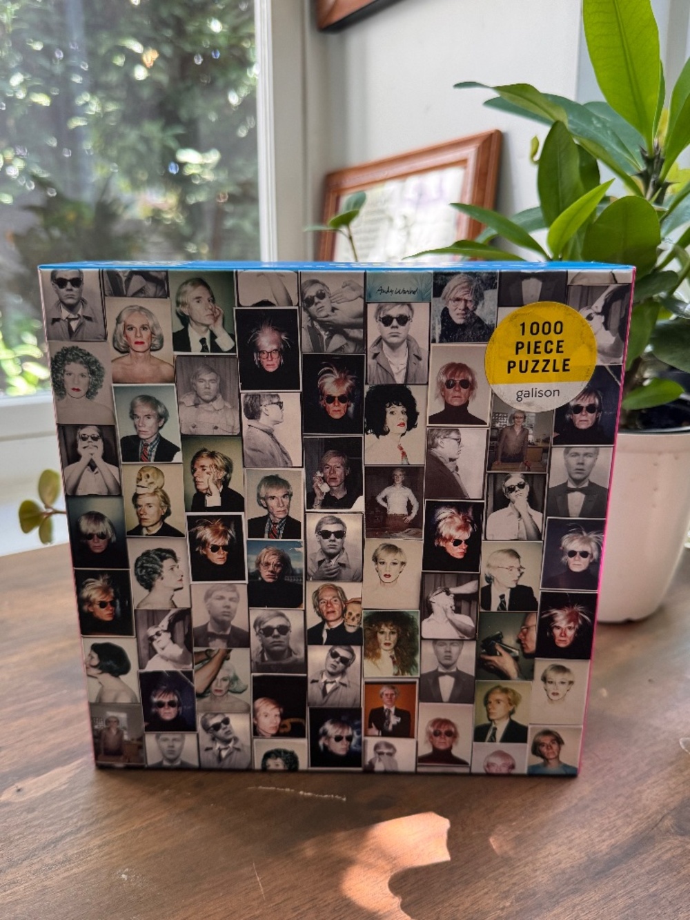 NIB Galison Andy Warhol Selfies 1000 Piece Jigsaw Puzzle